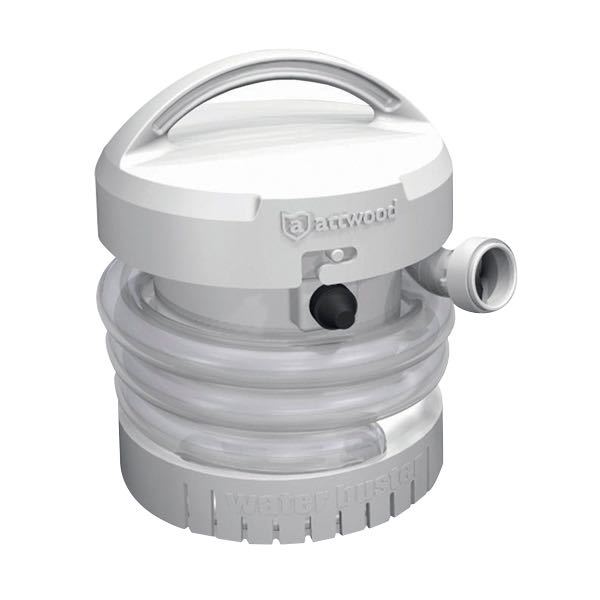 Attwood, Waterbuster® Transportabel Lænsepumpe, 750 L/t, 3 D-batterier