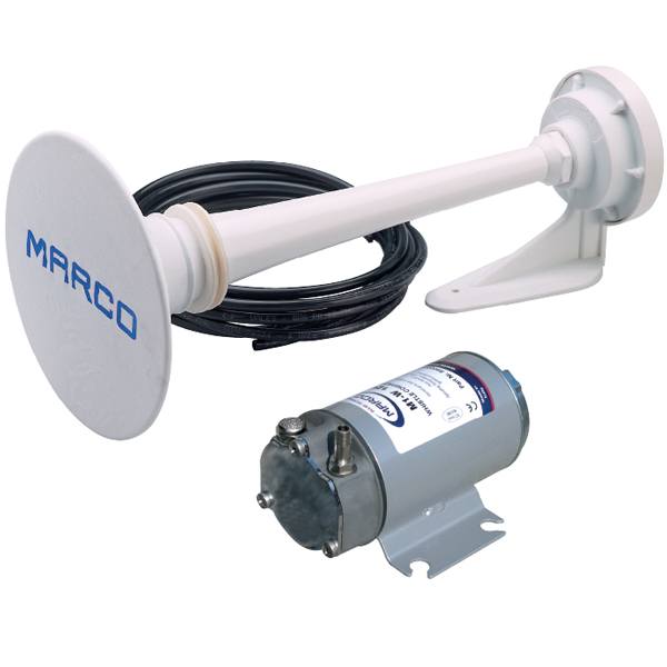 Marco, PW2 Horn med kompressor och kopplingar, 24V, 10A, &gt;120dB, 460mm, 4,5kg