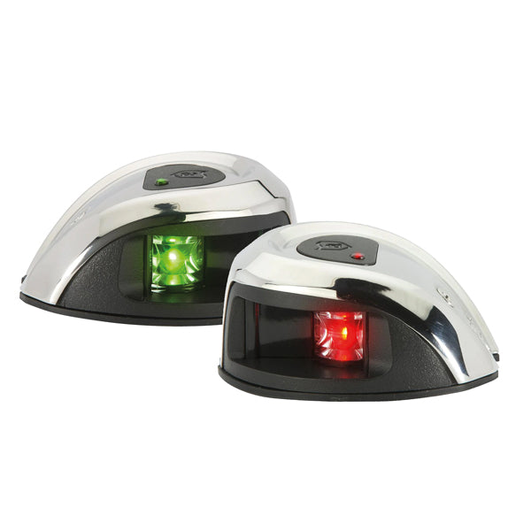 Attwood, LED lanternesæt topmonteret styrbord/bagbord 12V, 2NM, 29,8 mm