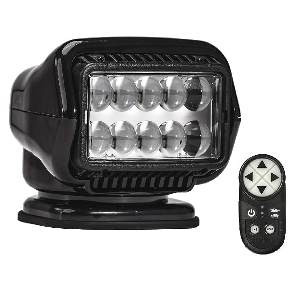 Golight, sökljus Stryker LED trådlös, svart, 12V, 1400 m, 544 000 candela