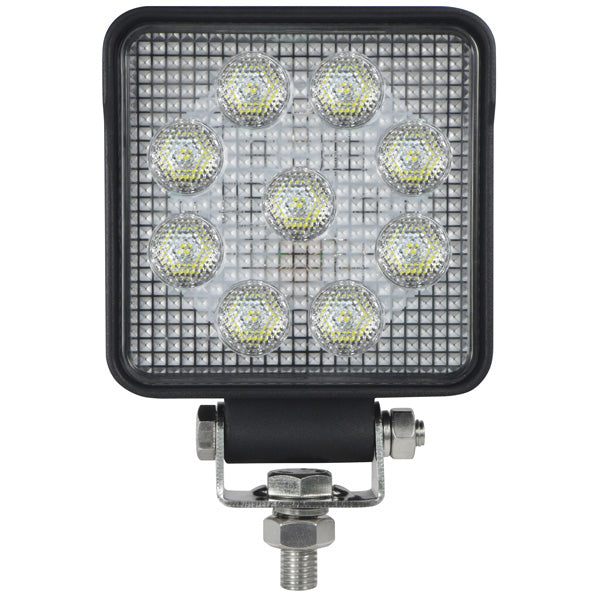 1852, LED dækslys 10-30V DC, 1210 lm, 13,5W, 6000K, IP67/IP69K