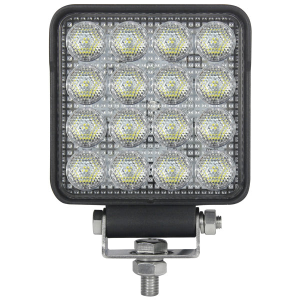 1852, LED dækslys 10-30V DC, 2200 lm, 24W, 6000K, IP67/IP69K