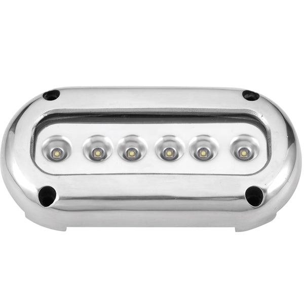 Undervandslys LED HP, hvid, 1,5 m, 12/24 V, 6 x 3 W, 137,5 mm x 68 mm x 24,3 mm