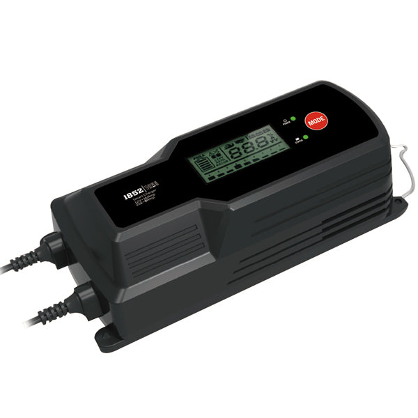 1852, Pro Smart lader 12/24V - 16/8 Amp, LCD display, Afsulfatering