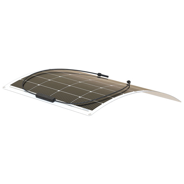 1852, Fleksibelt Solcellepanel 100 W, 84x72 cm, IP68, 0,9 m kabel