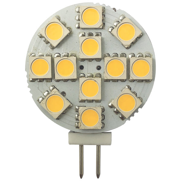 1852, LED G4 spot Ø30mm 10-36Vdc, 2 stk, 2W, 2700K, 200 lumen