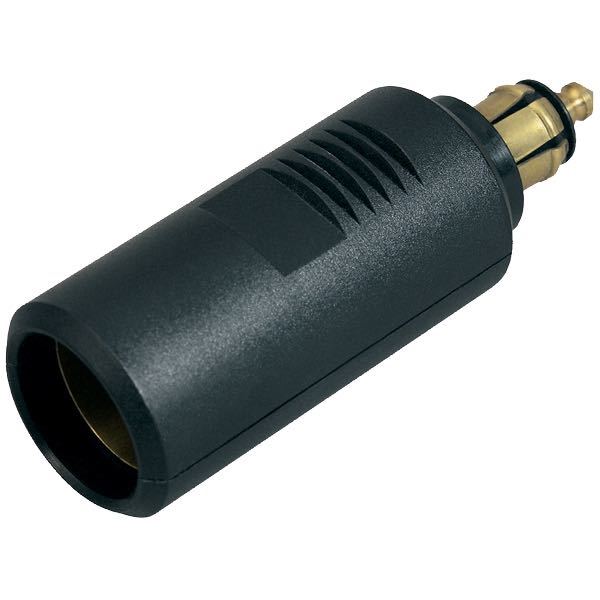 Pro Car, hankontakt liten med adapter för cigarrplugg 12/24V / 16 Amp, DIN EN ISO 4165