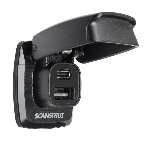 ScanStrut, Flip-Pro USB-A &amp; USB-C laddare, vattentät, 12-24V, IPX4