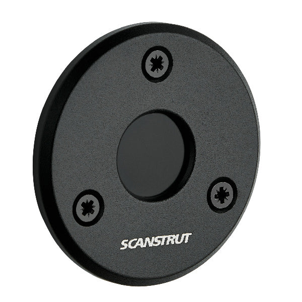 ScanStrut, lågprofildäckgenomföring, 2-8 mm, svart, IP68, 316 rostfritt stål, 49,9 mm