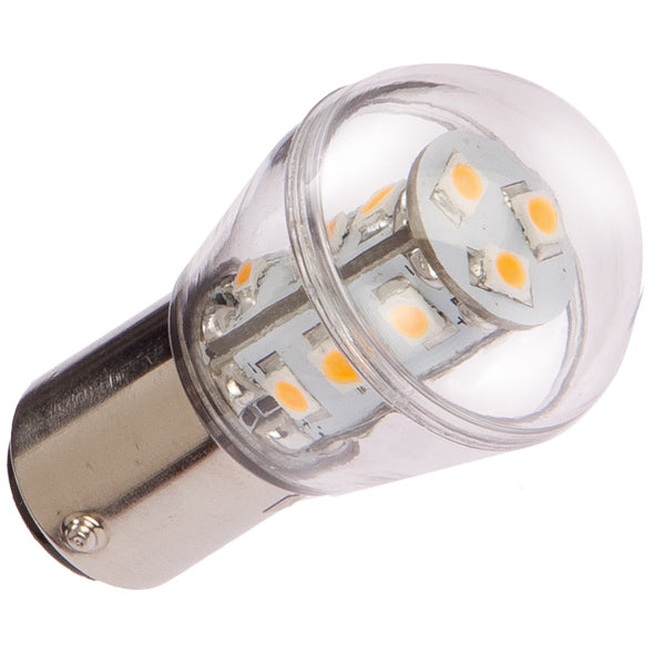 Nautcled, bajonett LED-lampa BA15S, 1,6 W, 2700 K, 135 Lumen