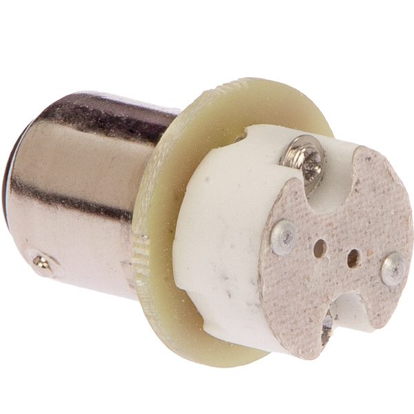 Nautecled, Adapter BA15S til G4, 10-35V DC, 10W, 31 mm, Ø 22 mm