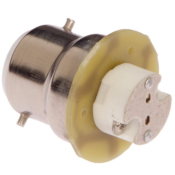 Nautcled, Adapter BA22D för G4, 10-35V, 10W, 38mm, Ø32mm