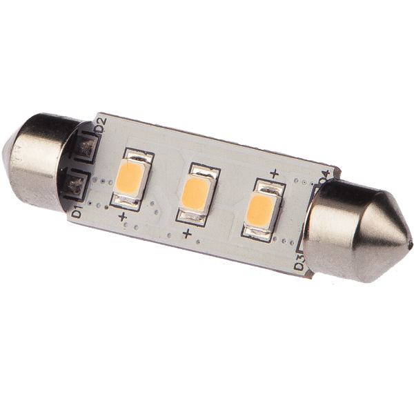 Nautcled, Pinol-lampa 42mm, 0,6W, 10-35V, 2700K, 40 Lumen