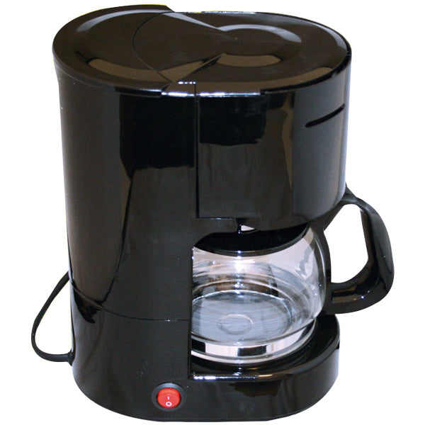 Kaffemaskin 12V 6 koppar, 0,7 l, 170 W, 14 A, 26 min, 145 mm x 190 mm x 255 mm