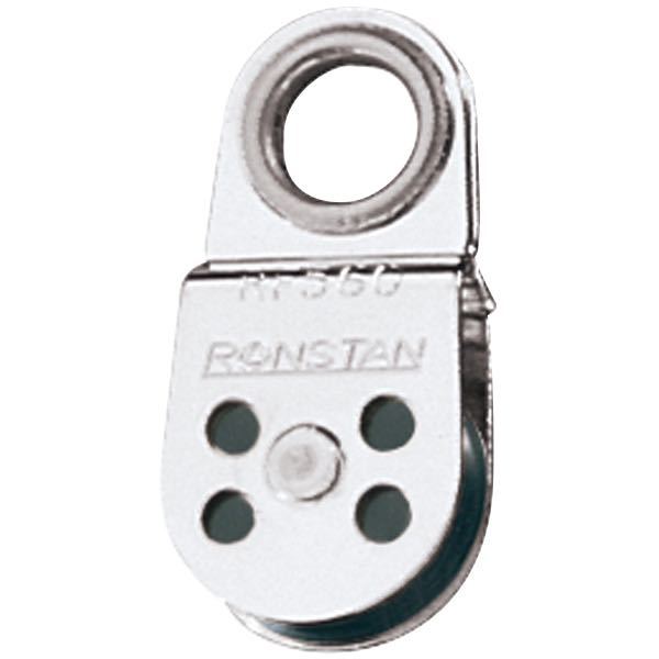 Ronstan, Trådblockskiva Ø19mm, Rostfritt stål AISI 316, Nylatron®, 250 kg, 500 kg, Ø3,0 mm