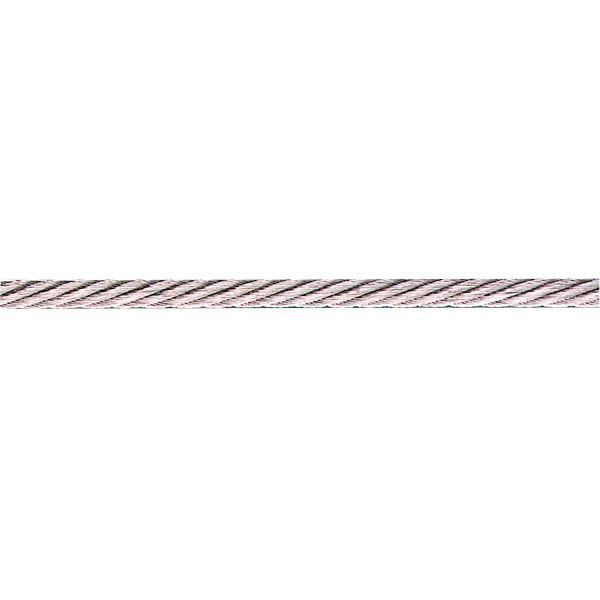 Wire 7x19 Ø3mm - 100m, AISI 316, 477 kg brudstyrke