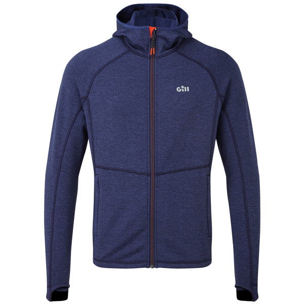 Gill 1101 Dart hoodie fleece blå, str M