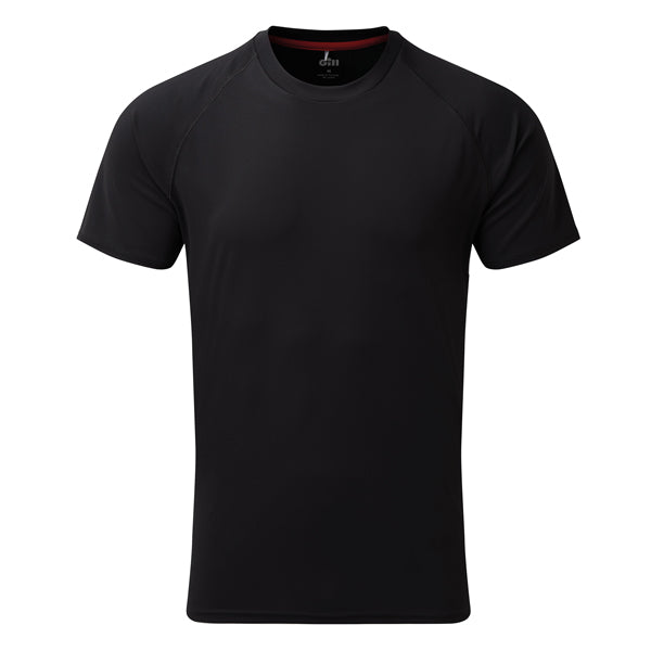 Gill, UV010 Herre UV Tec T-Shirt Sort Str L, 50+ UV beskyttelse