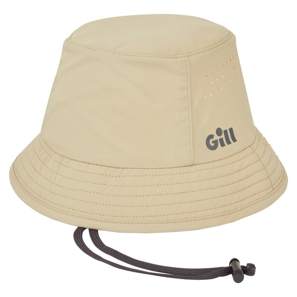 Gill, 155 Bøllehat Khaki, Str. M, UPF50+, Hurtigttørrende, 100% Nylon