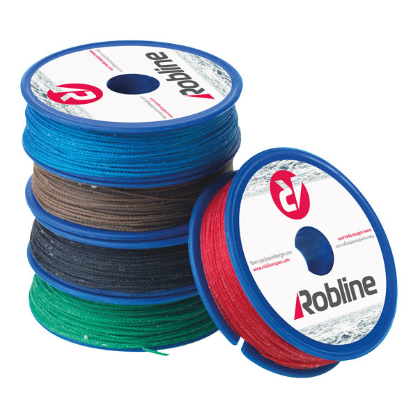 Robline, vaxad tackelgarn Grön 0,8mm x 80m, 10 st