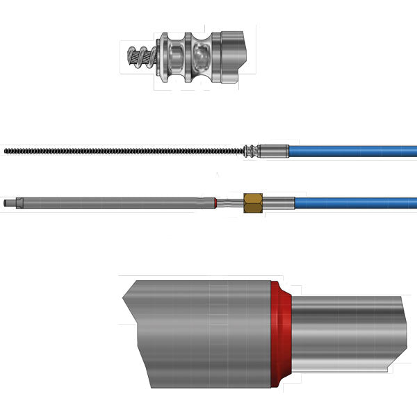 Ultraflex, Styrkabel "Mach", 20 fot - Ø16 mm, Ø8 mm