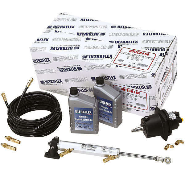 Ultraflex, Hydraulic Control Package GOTECH-I UP18F UC69-I - 2 liter OL150, 6 meter slang