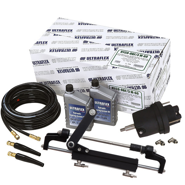 Ultraflex, HYTECH-OBF hydrauliskt styrpaket för utombordsmotor &lt;175hk, 41.UC95-OBF-1