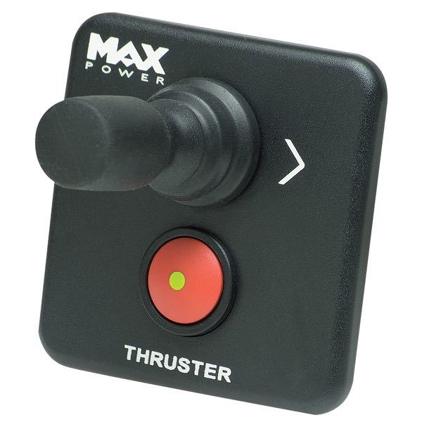 Max Power, Joystickpanel m/brytare, 12/24V, 51 mm