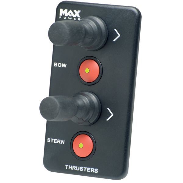 Max Power, Joystick panel dubbel m/switch, 12/24V