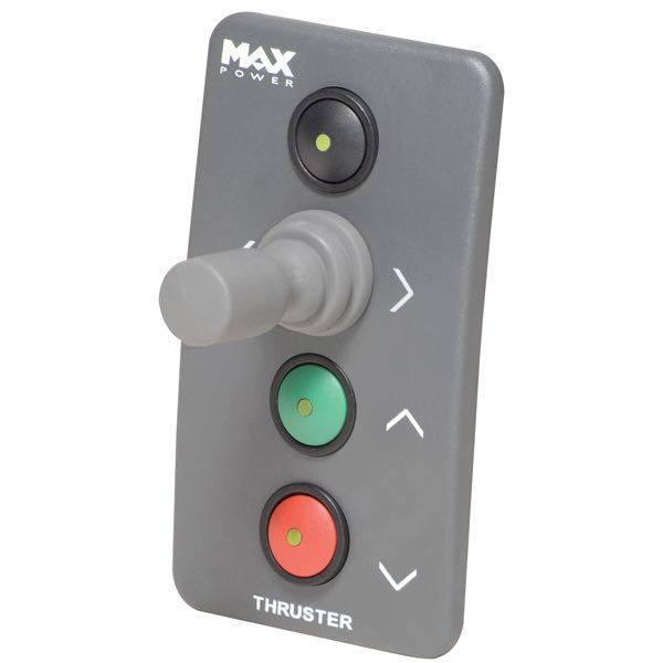 Max Power, Joystick för Vip 150 och Compact Retract, grå, 12/24 V