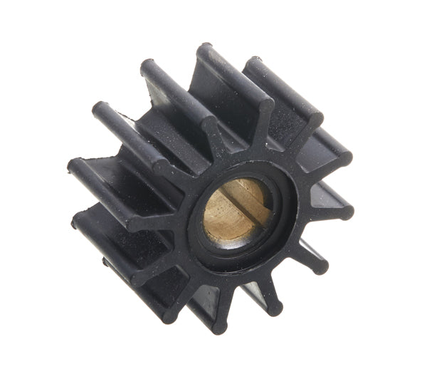 Impeller 500103 GT för inombordsmotorer och pumpar, 3 axlar, 12 blad, Ø 62,0 mm, Ø axel 15,90 mm