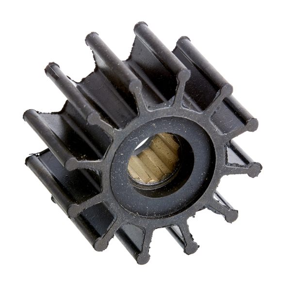 Impeller för inombordsmotorer och pumpar, 500189GT - Volvo 21213660, Ø 57,0 mm, Höjd 32,05 mm, Axel typ 2, 12 blad, Ø axel 14,29 mm