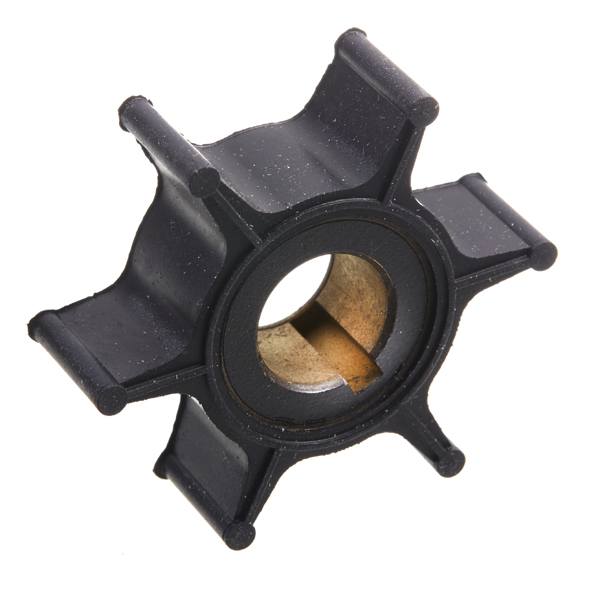 Impeller 500347 för utombordsmotorer, 3 axlar, 14,80 mm höjd, 6 blad, Ø 45,6 mm, Ø axel 13,00 mm