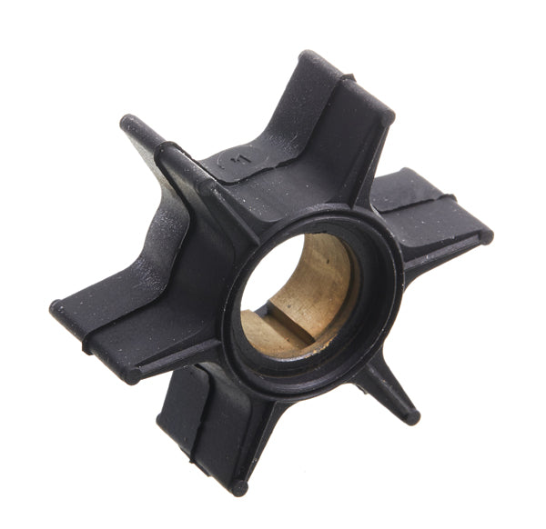 Impeller för utombordsmotorer 500385 - Yamaha 20/25/30A/40B25J/25Q/30D/40H/50D-HK, Parsun F25-04040000, Selva 6H4-44352-02, Axel Ø 16,1 mm, 5,0 mm, höjd 16,1 mm.