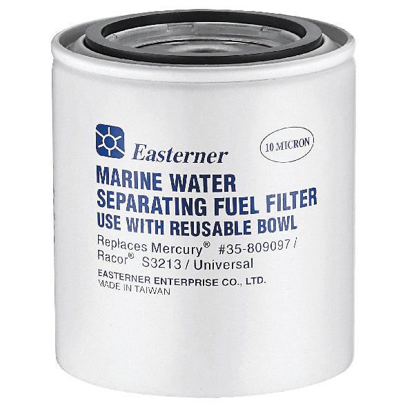 Benzinfilter 10 micron Easterner - Løs filterenhed, uden glas