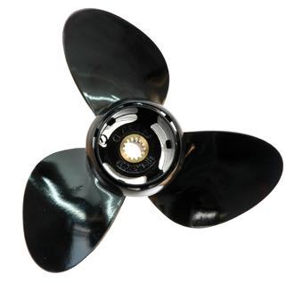 Polastorm, aluminiumpropeller 9,9" 10 ekrar, pitch 13", Mercury/Mariner 25-30HP 3" växellåda