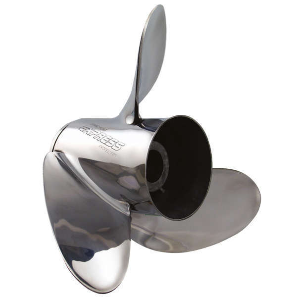 Vändpunkt, Propel Express stålpropeller, 14 1/4 x 17, 90-350 hk, rostfritt stål