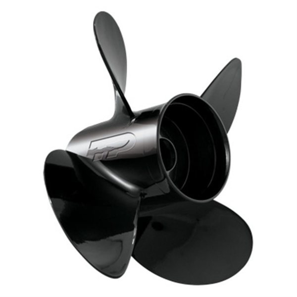 Vändpunkt, Hustler aluminiumpropeller, 4-blad, 14½" x 17", 135-300 hk