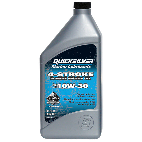 Quicksilver, 10W-30 Motoroljemineral, 1L NMMA FC-W godkänd