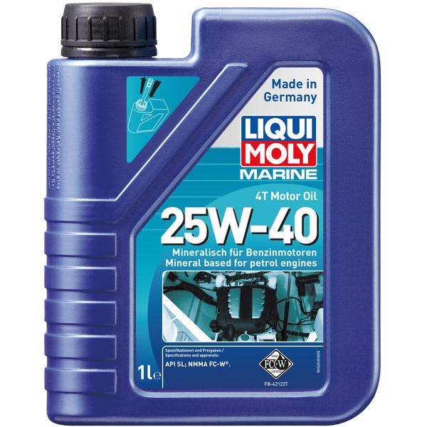 Liqui Moly, Marine 4T Motor Oil, 25W-40, 5L