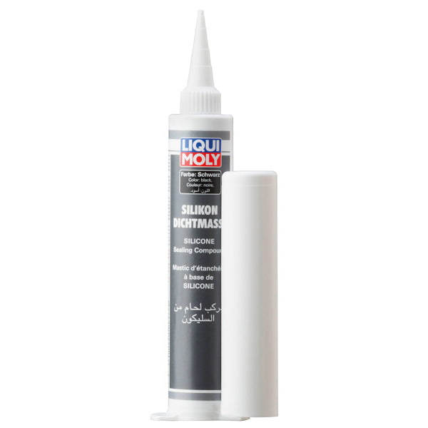 Liqui Moly, flytande tätning svart, 80ml - Tätningsmedel för metall och glas