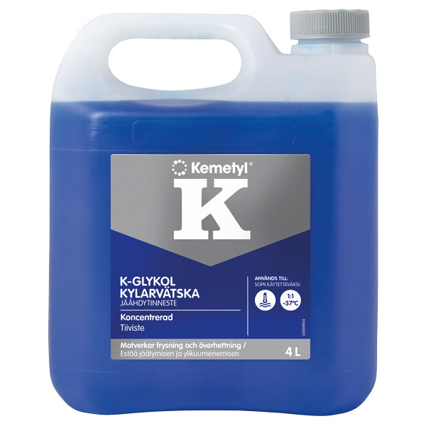 Kemetyl, K-glykol kylvätska, 4 l