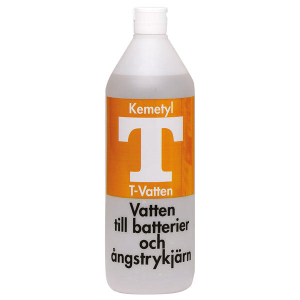 Kemetyl, T-water Batterivatten, 1L