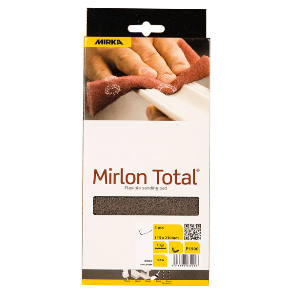 Mirka, MirlonTotal slipsvamp P1500, 3 st, 115x230 mm