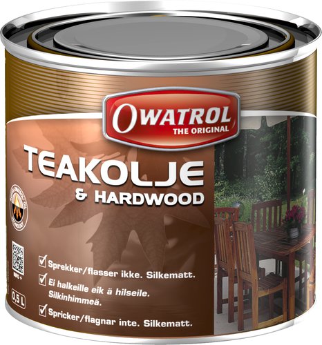 Owatrol, Teolja 500ml - Behandling och skydd av teak och exotiska träslag