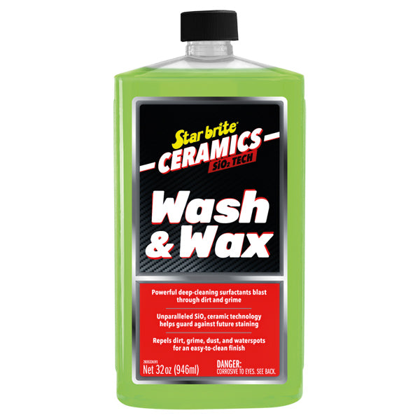 Star Brite, Ceramic Boat Wash and Wax, SiO2 Technology, 1000 ml