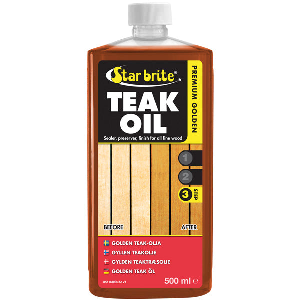 Star Brite, Premium Gold Teak Olie, 500 ml