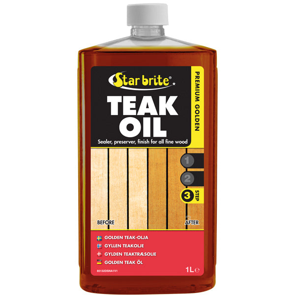 Star Brite, Premium Gold Teak Olie, 1L