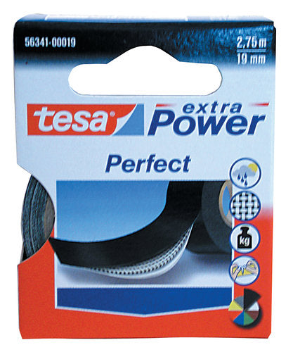 Tesa, Canvastejp, 25m x 25mm, Vit