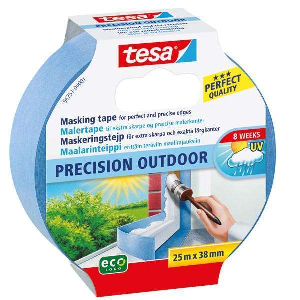 Tesa, Maskeringstejp Precision Mask 4440, 38mm, Blå, 50m